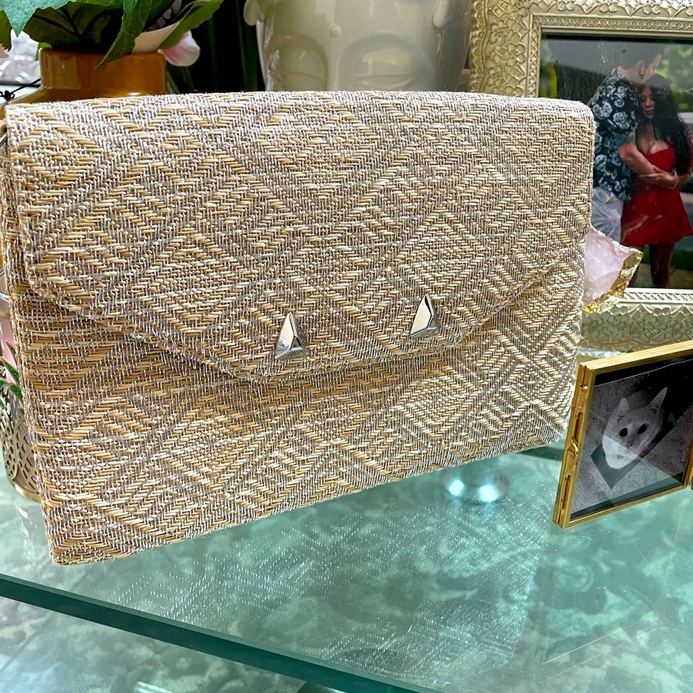 Stella & dot city slim clutch